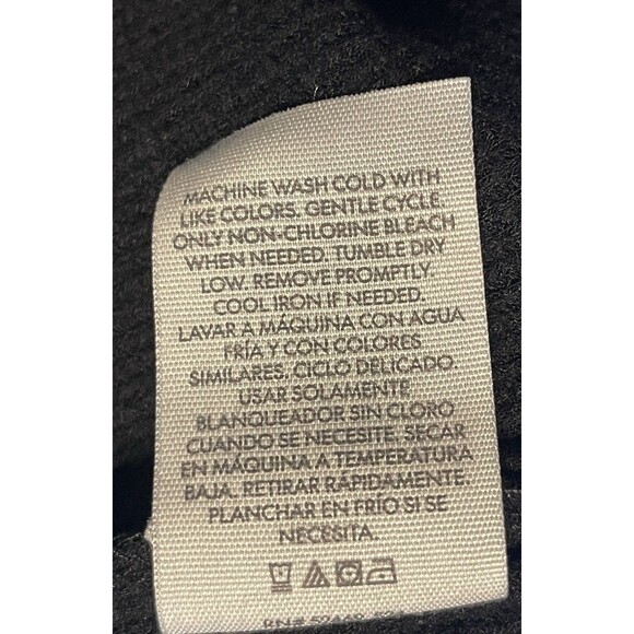 No Boundaries Pants Knit Stretch Flare Bottom High Waist Black Women’s Size L - Picture 2 of 9